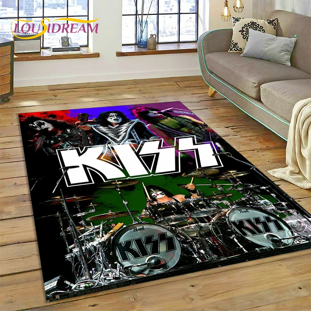 Home Decor Games Online Free - Dywanik 3D Kiss Rock Heavy Metal