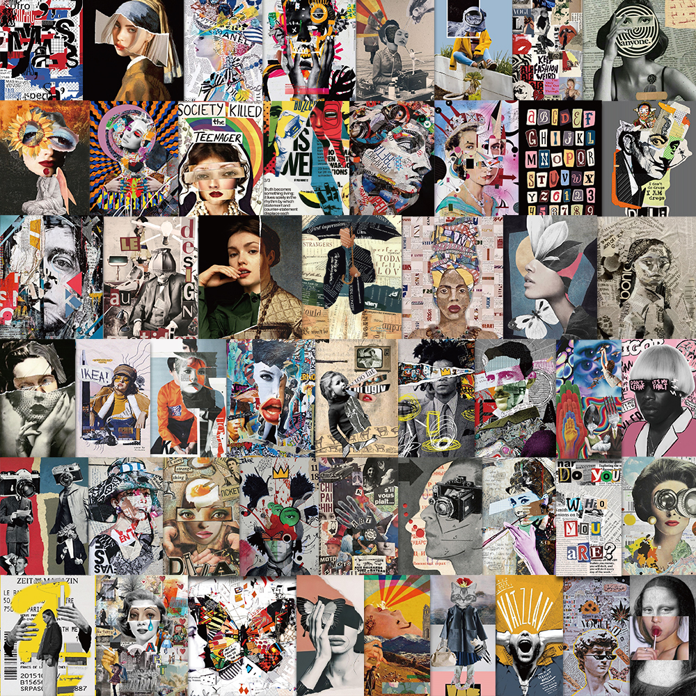 Home Decor Magazine - 50 SZTUK Naklejek Graffiti z Okładkami