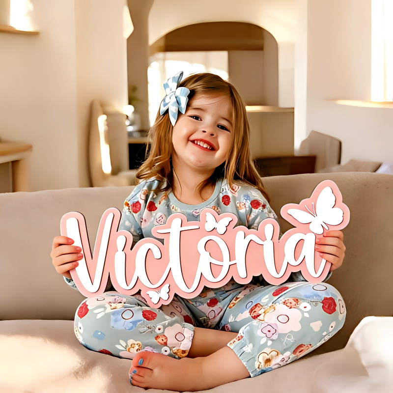 Home Decor Diy - 1 szt. Personalizowana drewniana tabliczka z