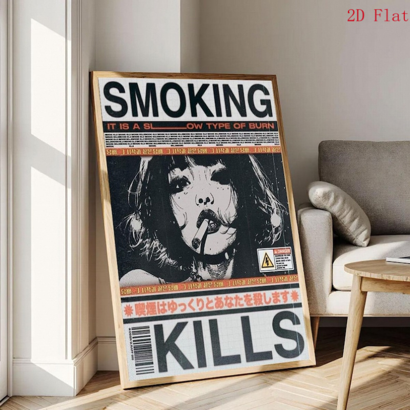 Home Decor Magazine - Płaski plakat 2D na płótnie, 1
