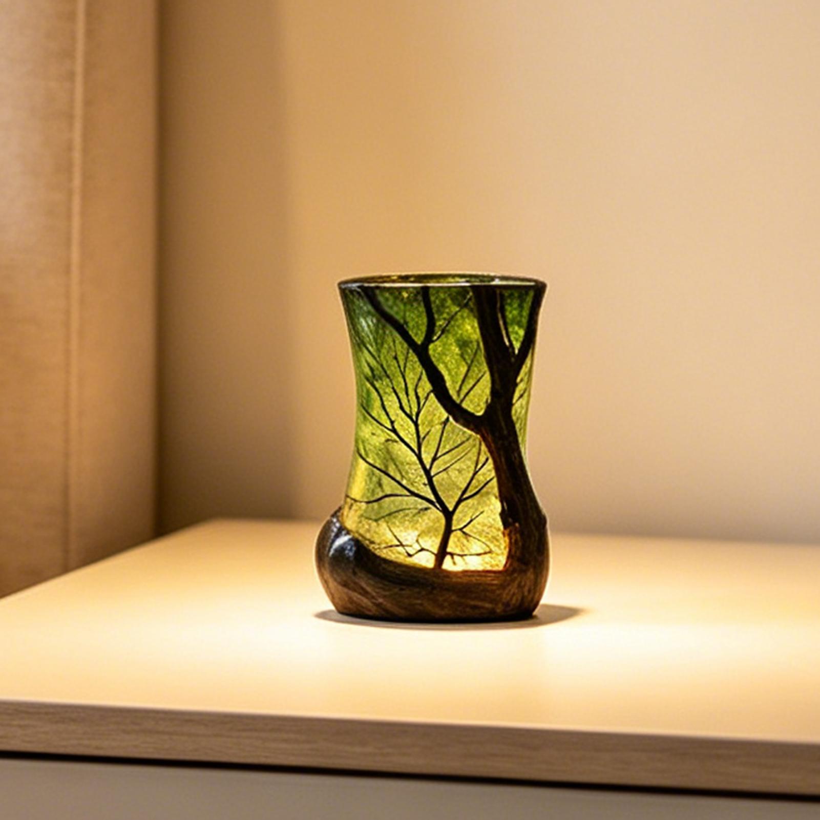 Home Decor Room - Lampka nocna na stolik, lampka leśna,