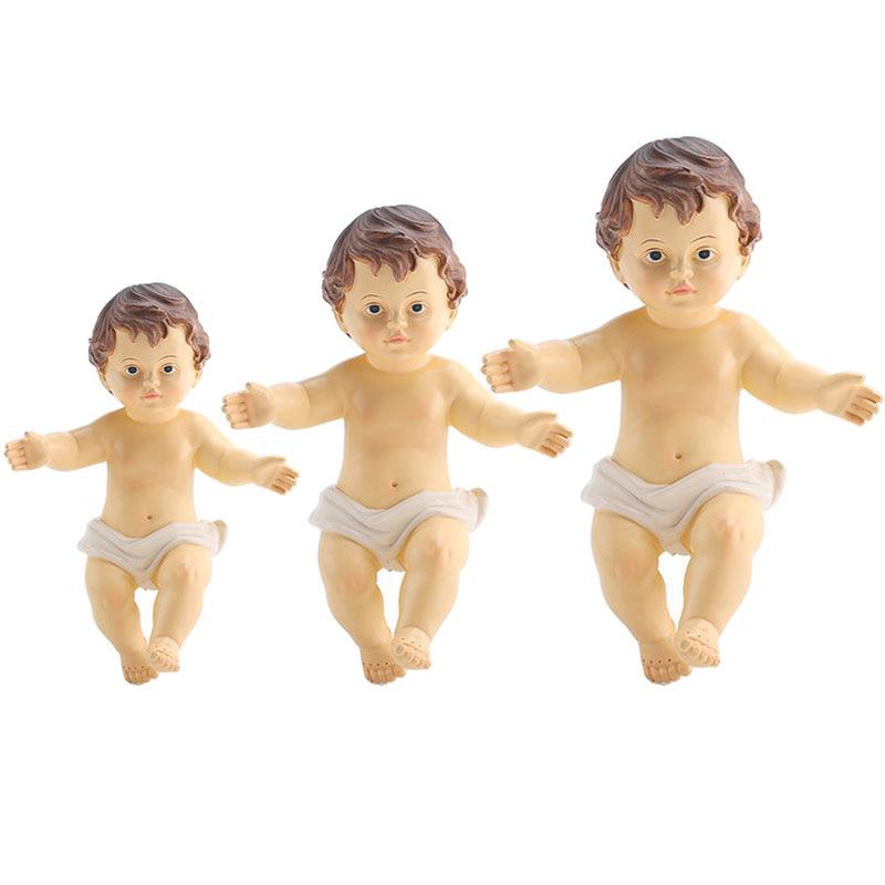 Home Decor Quirky - 6cm/10cm/15cm Baby Jesus Doll Statue Infant