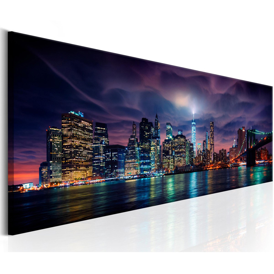 Home Decor New York - Nowy Jork nocny krajobraz duży 5D