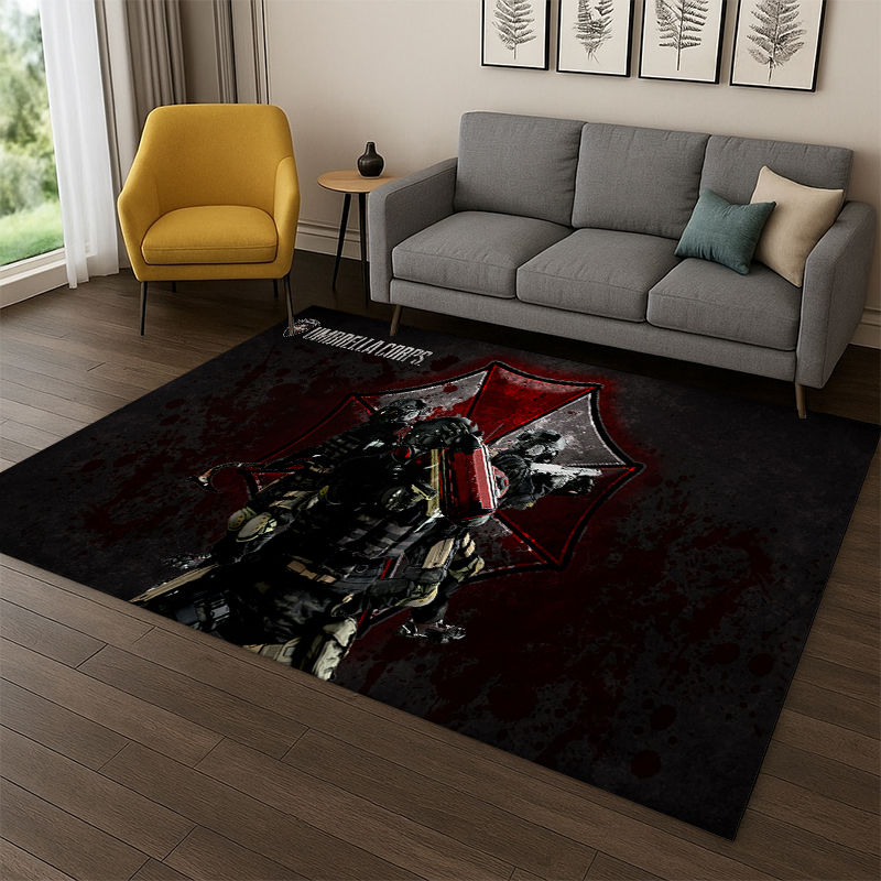 Home Decor Games Online Free - Dywan 3D R-Resident Evil Leon, kreskówkowy