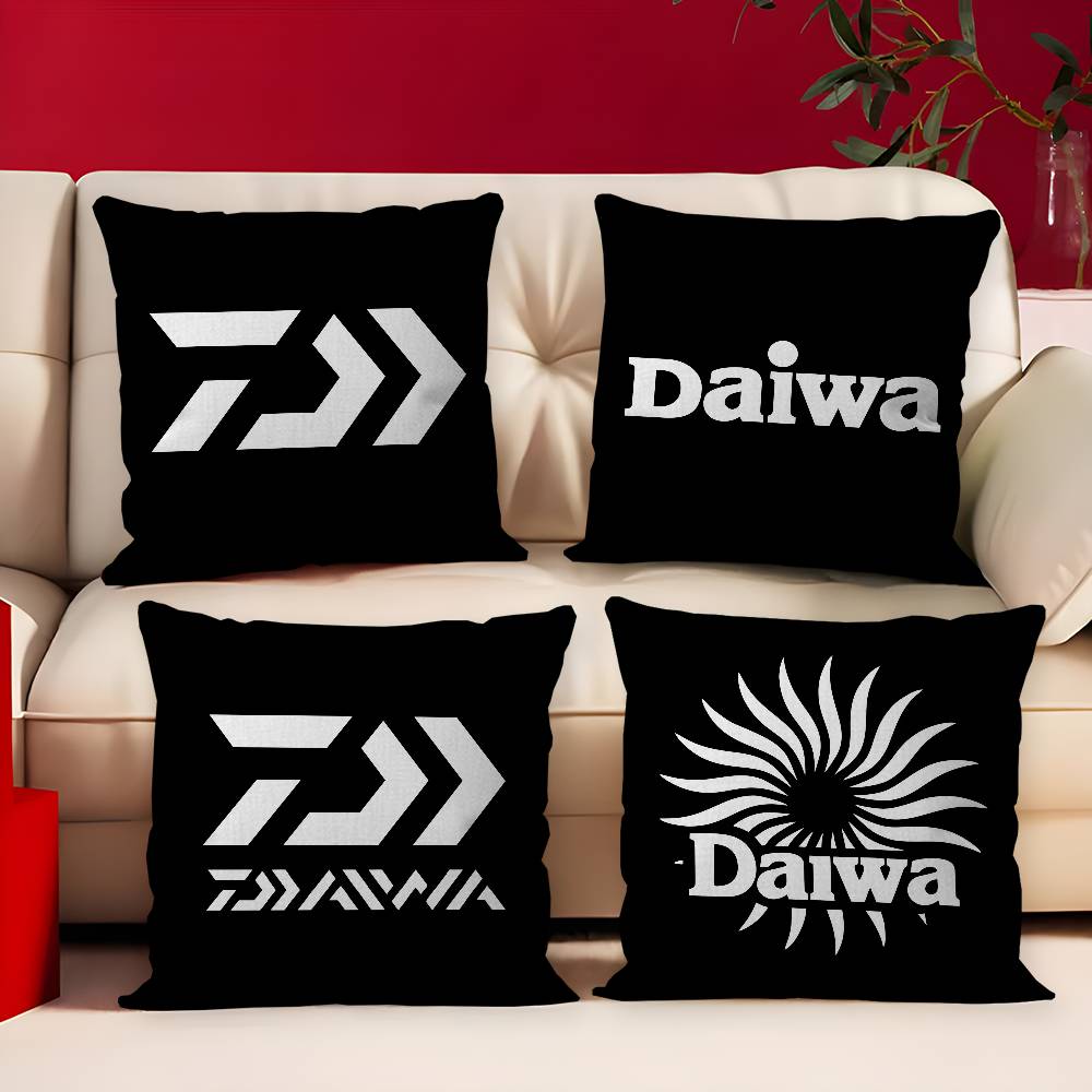 Home Decor Logo Design - Poszewka na poduszkę z logo D-DaiwaS
