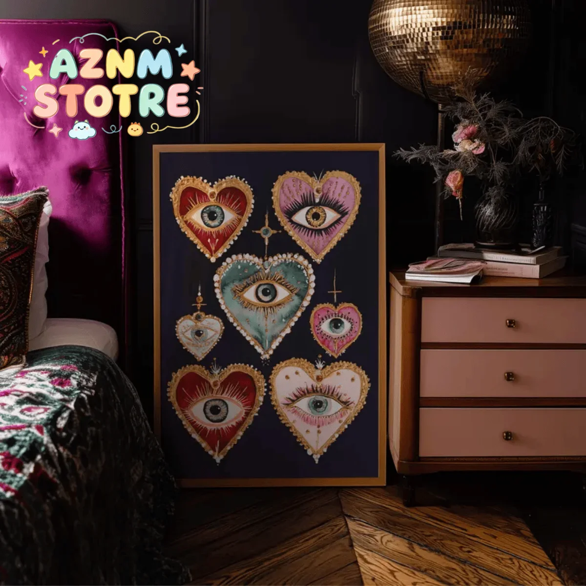 Home Decor Gothic - Vintage Plakaty na Płótnie z Motywem