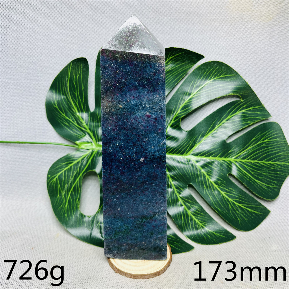 Home Decor Za - Rubinowe i Szafirowe Wieże Naturalne Kamienie