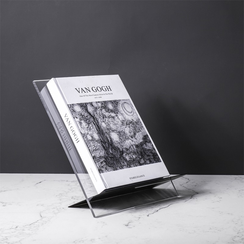 Home Decor Magazine - Nowoczesny prosty akrylowy regał na książki