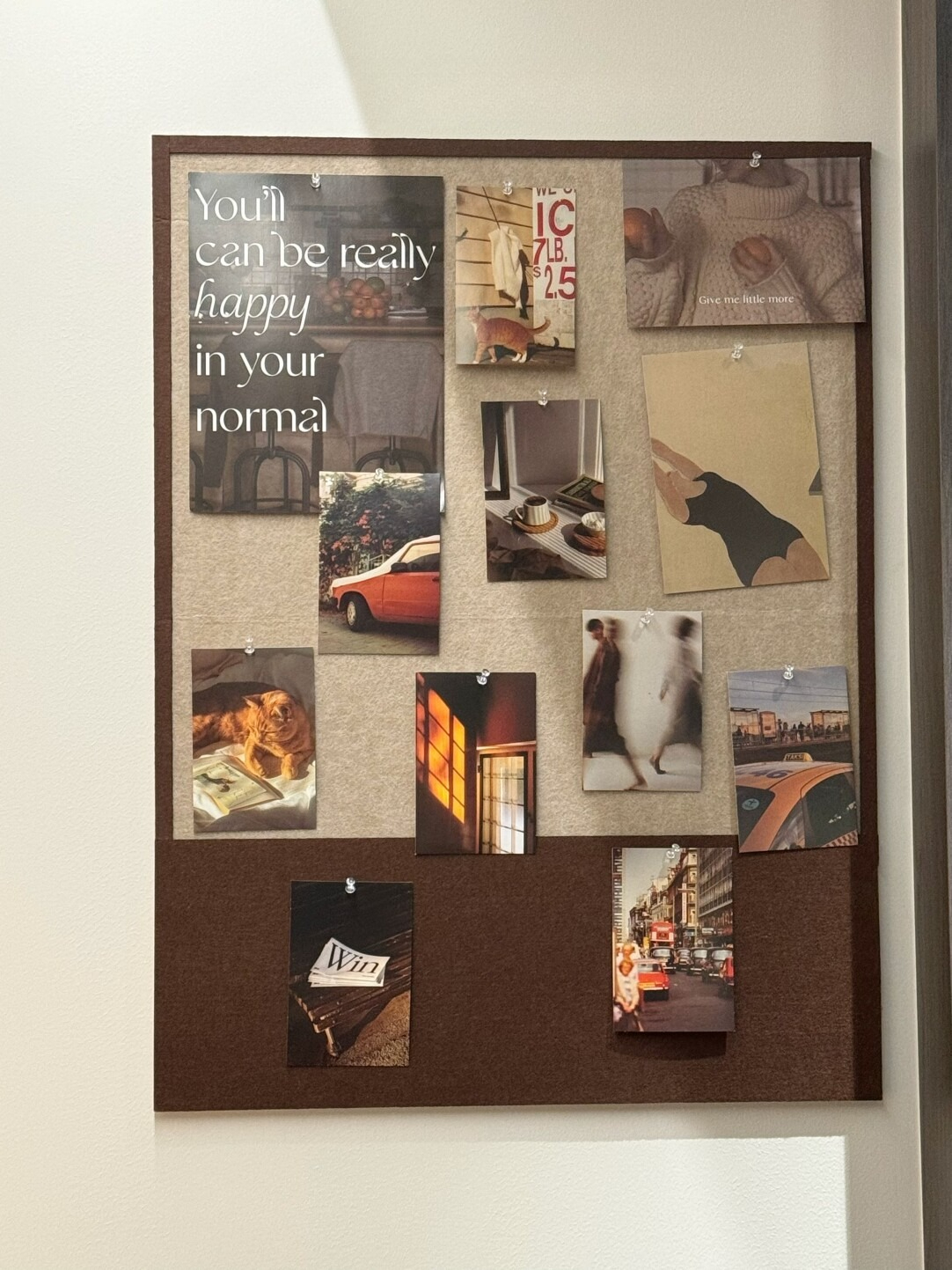 Home Decor Vision Board - Tablica filcowa do powieszenia na ścianę,