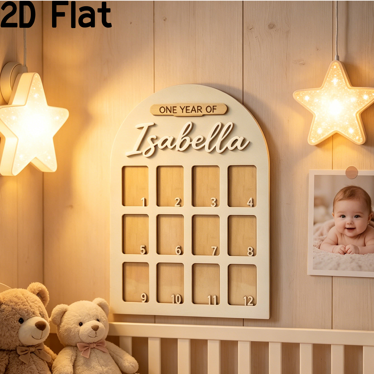 Home Decor Diy - 1 szt. Personalizowana tablica ze zdjęciem,