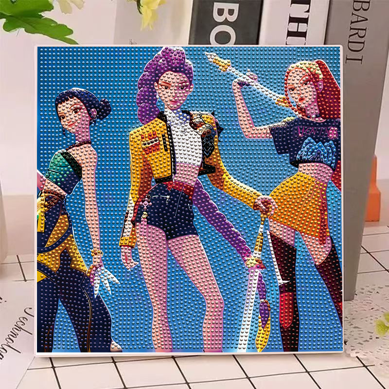 Home Decor Diy - Anime Hunters Gilrs Lumi Mila Zoi