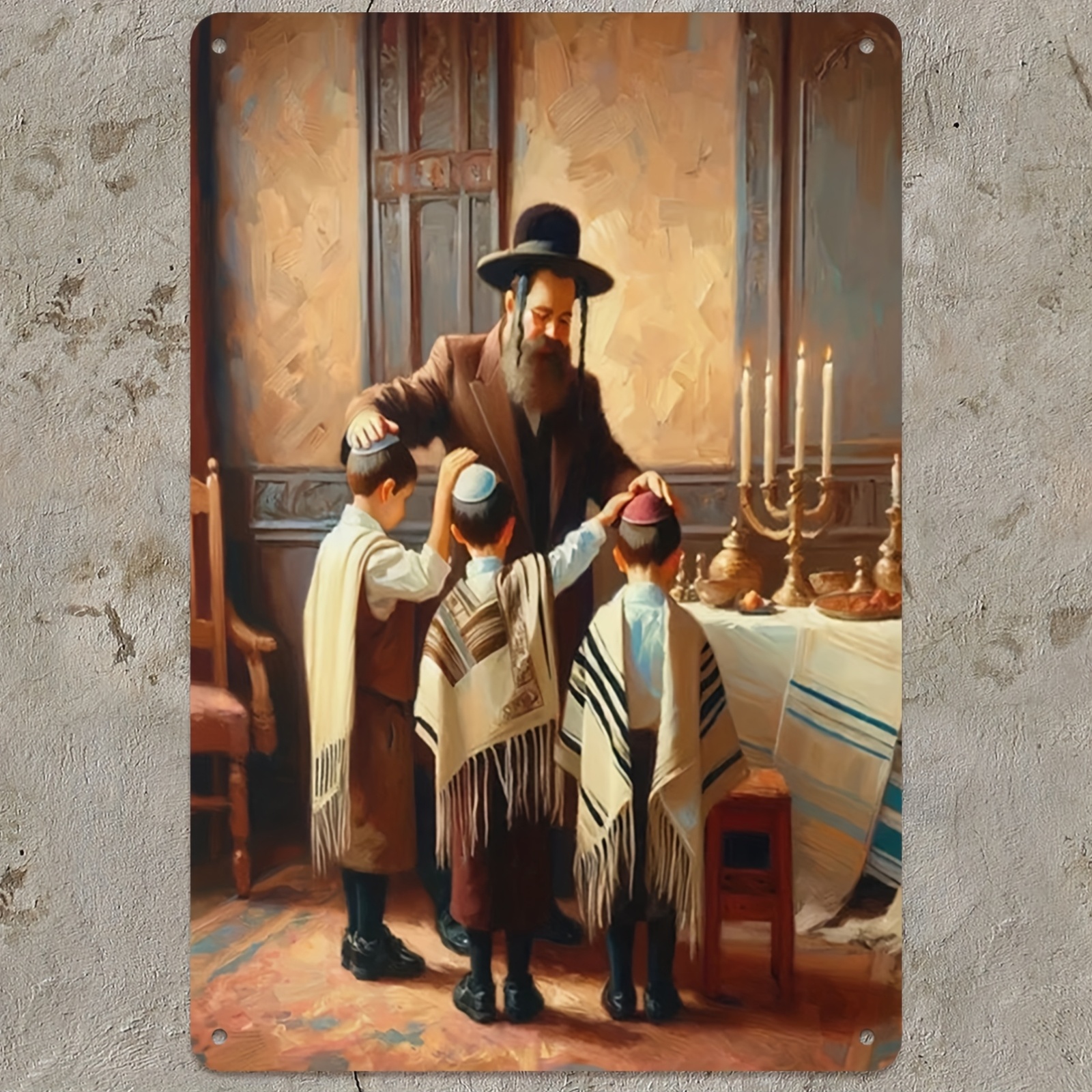 Home Decor In - CIFBUY Klasyczna żydowska błogosławieństwo w formie