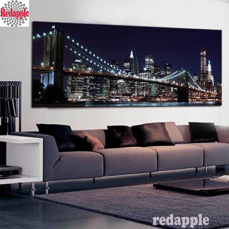 Home Decor New York - Diamentowy haft diamentowy, Nowy Jork, brooklyński