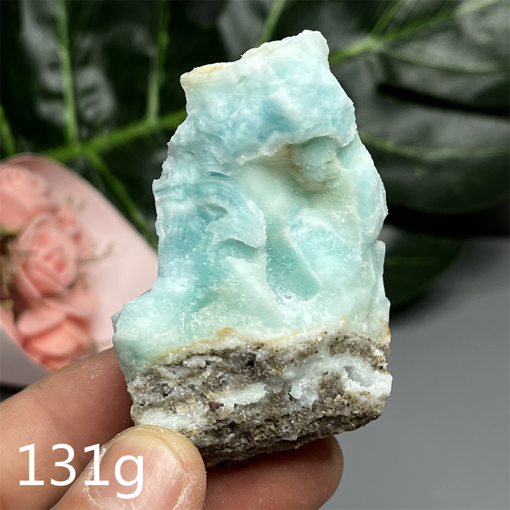 Home Decor Za - Naturalny kamień szlachetny Hemimorfit Larimar Oryginalny