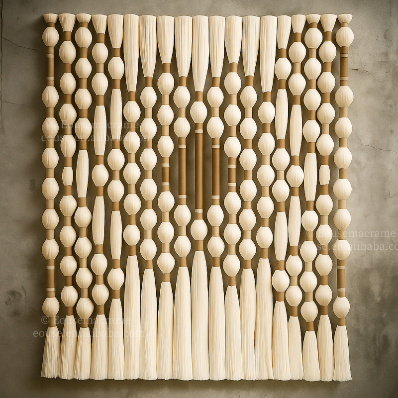 Macrame Wall Hanging - Duży Makrama Dekoracja Ścienna Nowoczesny Styl