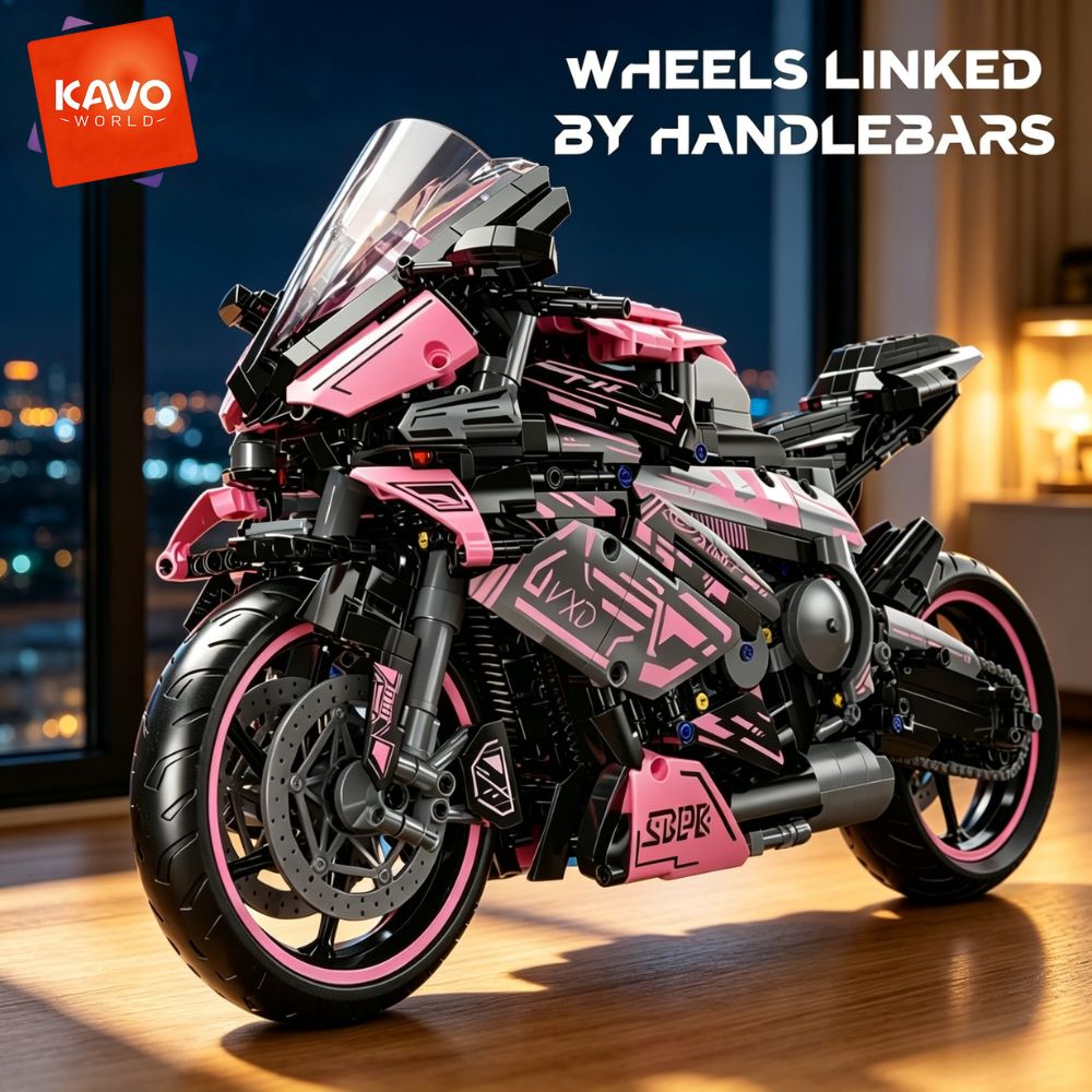Home Decor On Wheels - KAVOWORLD 1:5 Duży Model Motocykla z