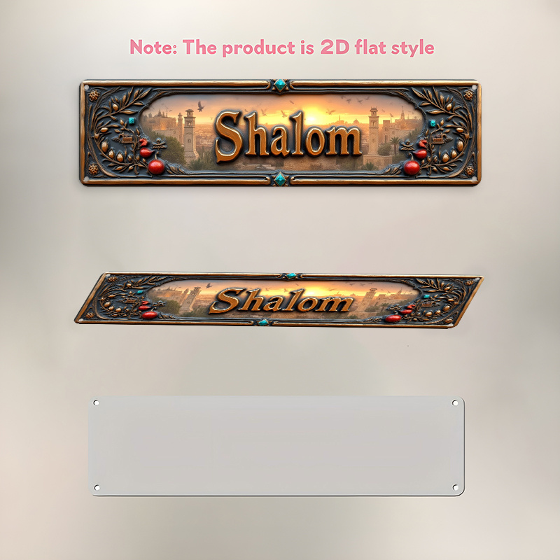 CIFBUY Vintage Shalom Hebrajsk – Home Decor Room recenzja i cena