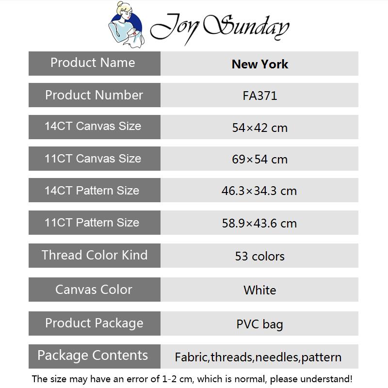 Joy Sunday Cross Stitch Kits 1 – Home Decor New York recenzja i cena