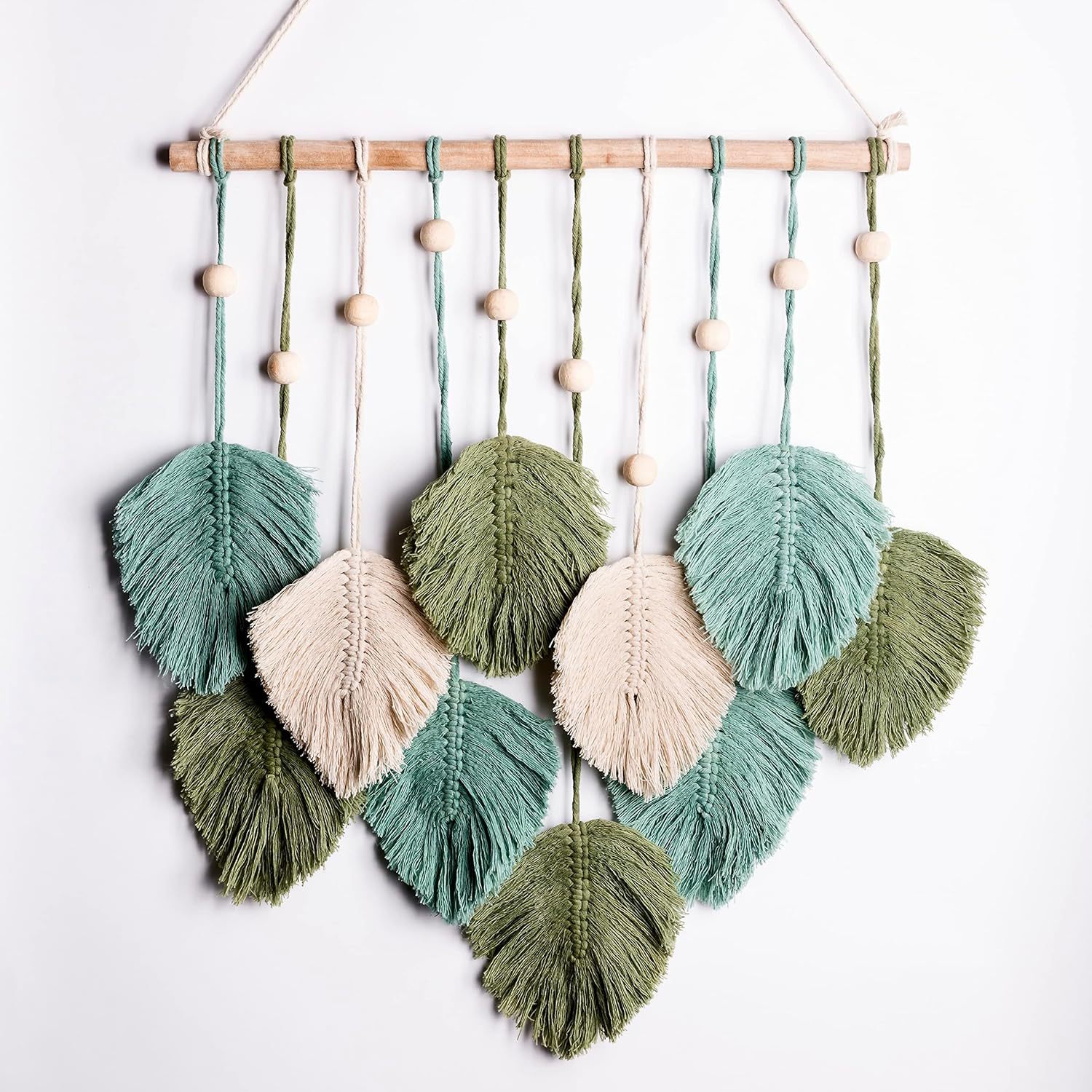 Bohemian Macramé Leaf Wall Han – Macrame Wall Hanging recenzja i cena