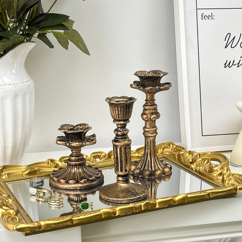 Antyczny brązowy świecznik w s – Home Decor In recenzja i cena