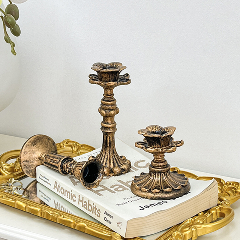 Antyczny brązowy świecznik w s – Home Decor In recenzja i cena