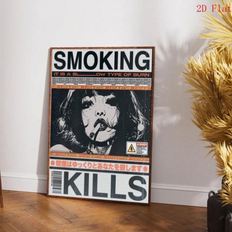 Płaski plakat 2D na płótnie, 1 – Home Decor Magazine recenzja i cena