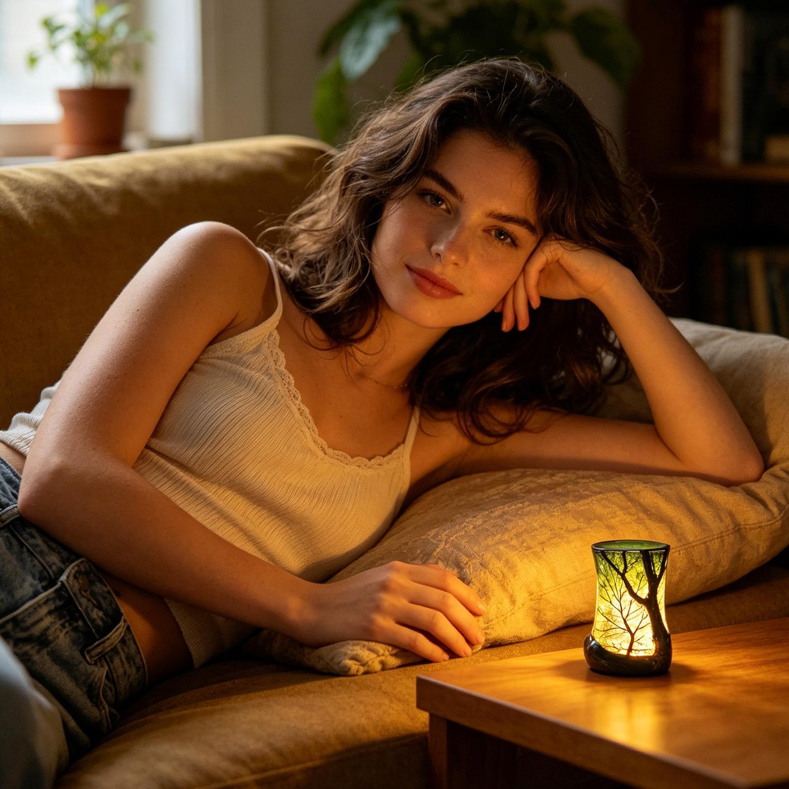 Lampka nocna na stolik, lampka – Home Decor Room recenzja i cena