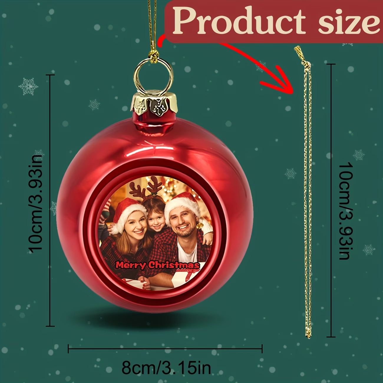 Personalizowane ozdoby świątec – Home Decor Diy recenzja i cena