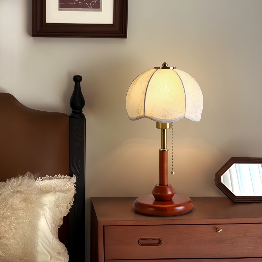 Lampa stołowa w stylu vintage  – Home Decor Room recenzja i cena