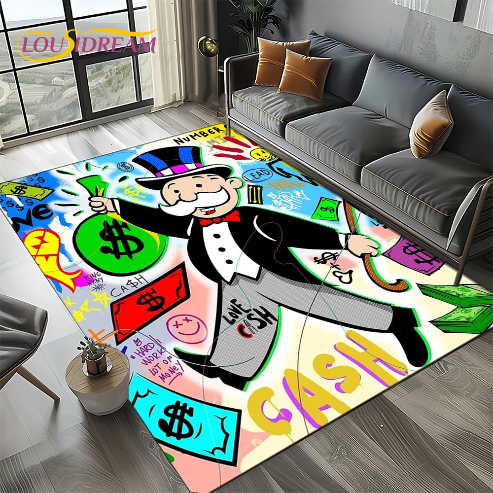 Dywan 3D z motywem Monopoly, b – Home Decor Games Online Free recenzja i cena