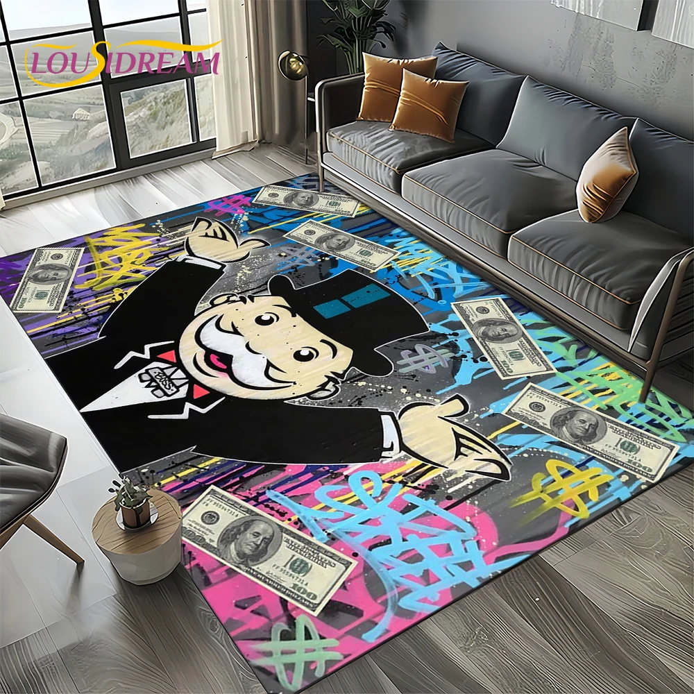 Dywan 3D z motywem Monopoly, b – Home Decor Games Online Free recenzja i cena