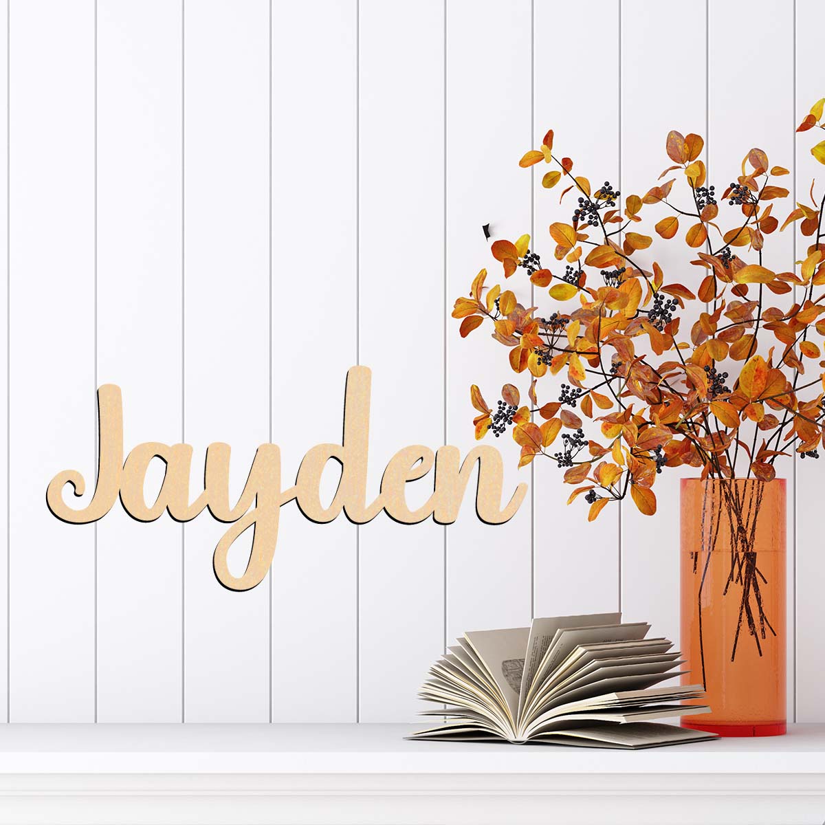 1 szt. Drewniana tabliczka z i – Home Decor Examples recenzja i cena