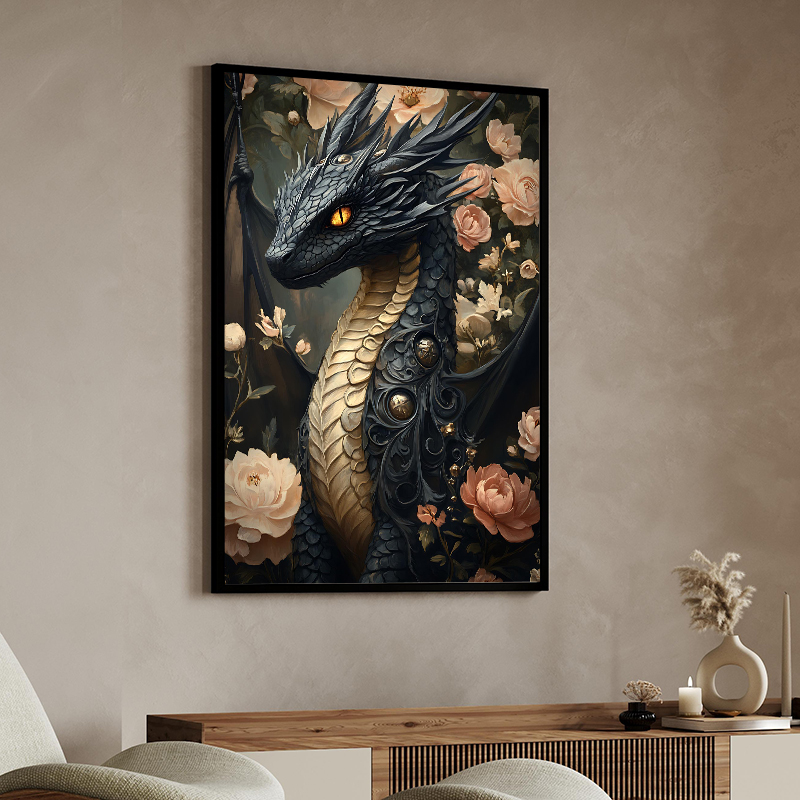 Obraz na płótnie: Fantazyjny S – Home Decor Gothic recenzja i cena