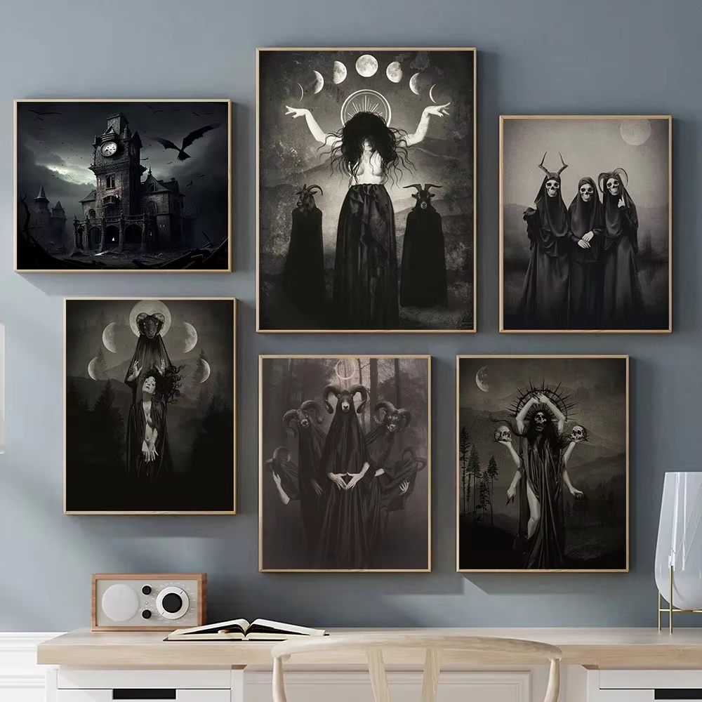 AA Dark Academia Sztuka Czarna – Home Decor Gothic recenzja i cena