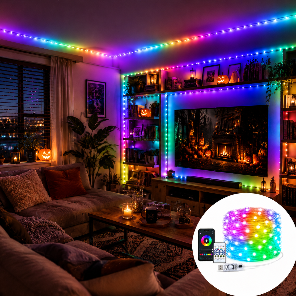 Inteligentne diody LED RGB do  – Home Decor Diy recenzja i cena