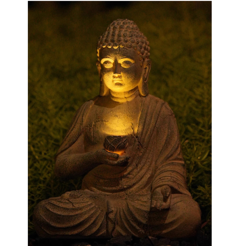 Żywica słoneczna statua buddy  – Home Decor Quirky recenzja i cena