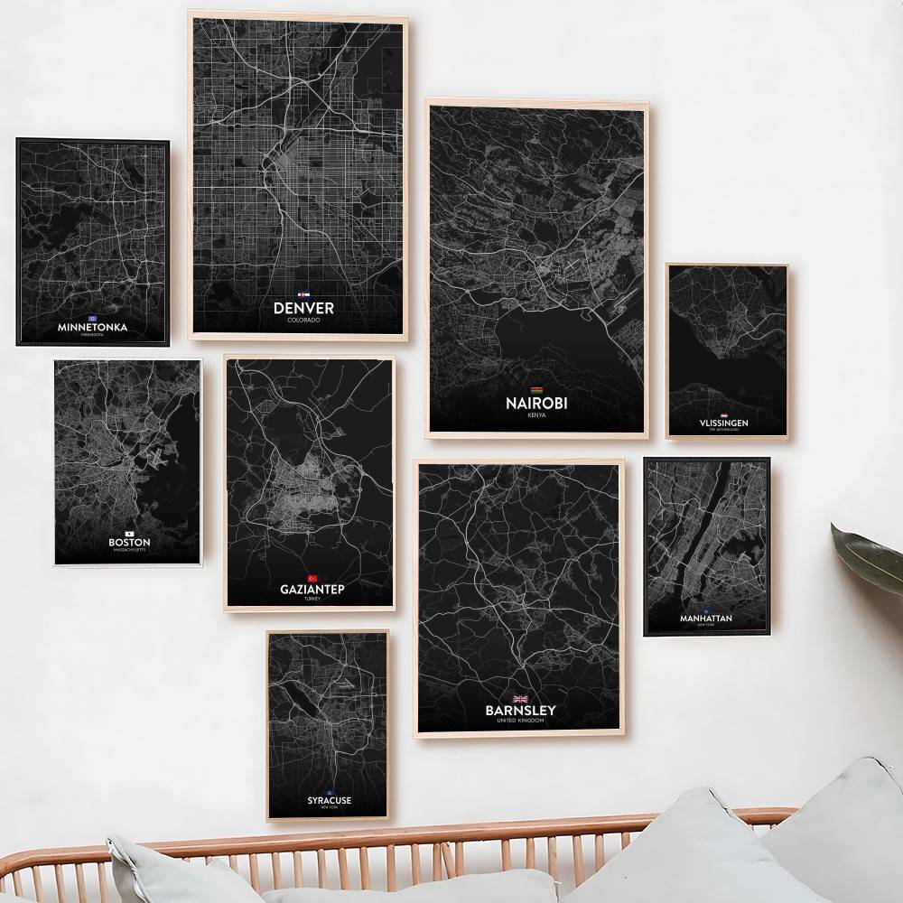 Paryż Londyn Nowy Jork Mapa Mi – Home Decor New York recenzja i cena