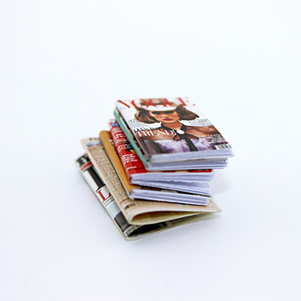 6 sztuk 1/12 Dollhouse miniatu – Home Decor Magazine recenzja i cena