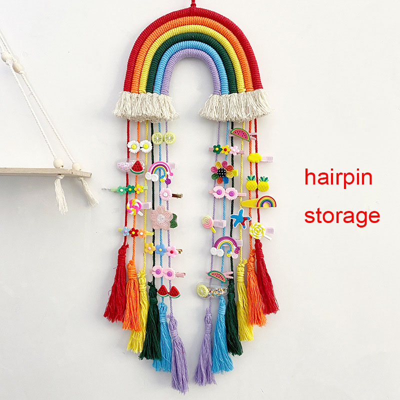 Bawełniana lina tkana w tęczow – Macrame Wall Hanging recenzja i cena