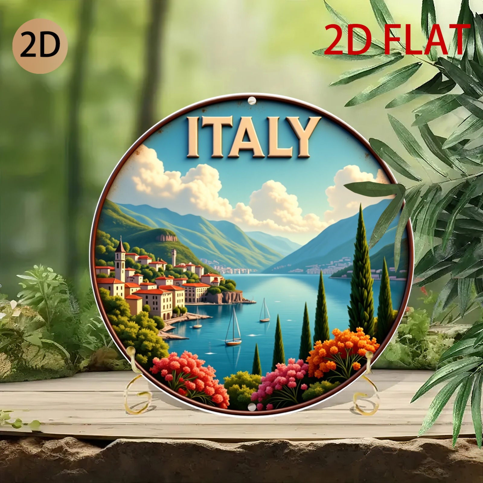 2D Płaski Okrągły Włoski Krajo – Home Decor Logo Design recenzja i cena