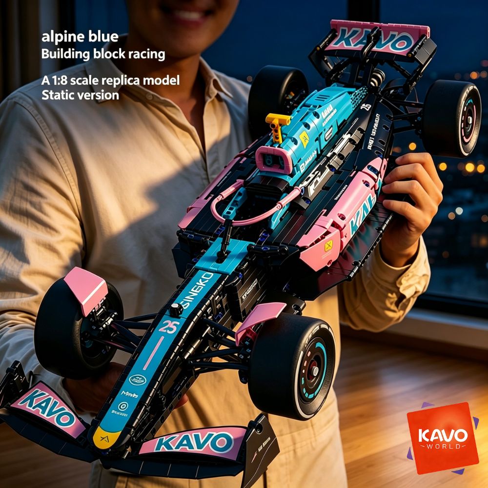 KAVOWORLD 1:8 Różowo-niebieski – Home Decor On Wheels recenzja i cena