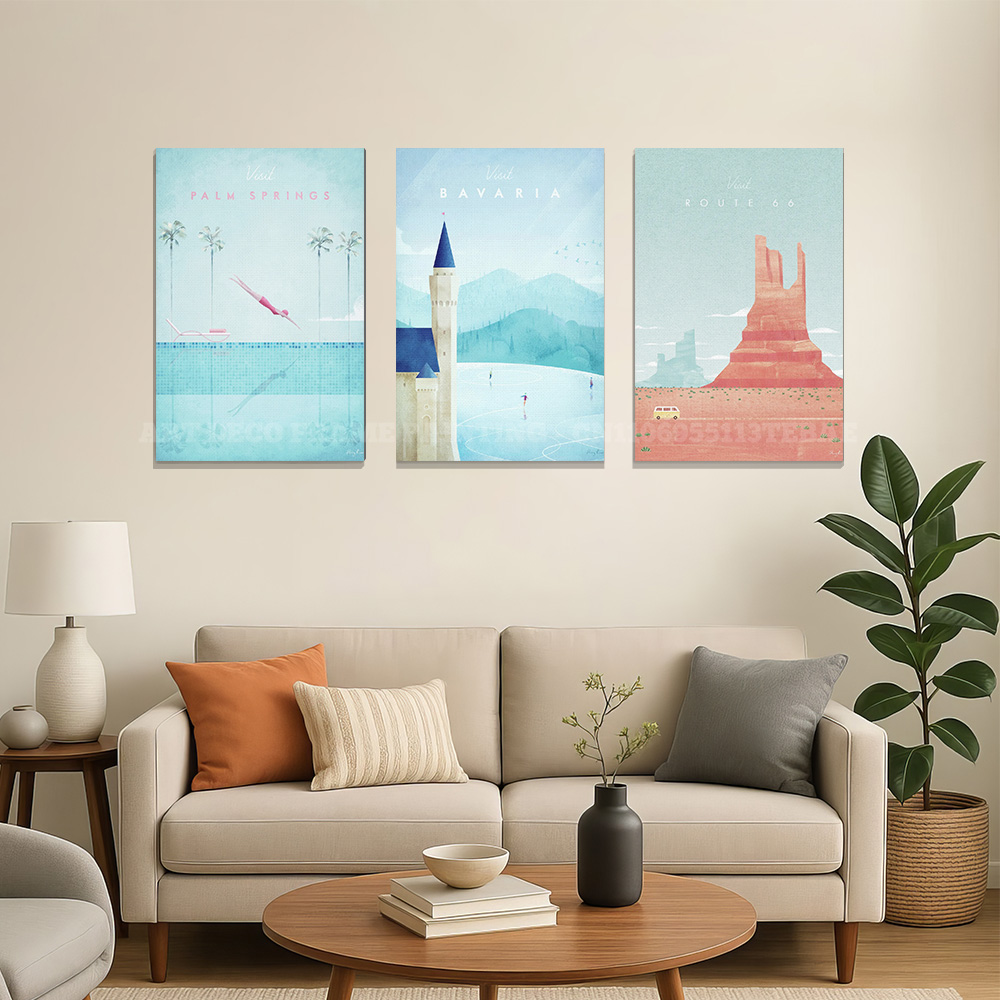 Vintage Plakat Podróżniczy na  – Home Decor New York recenzja i cena