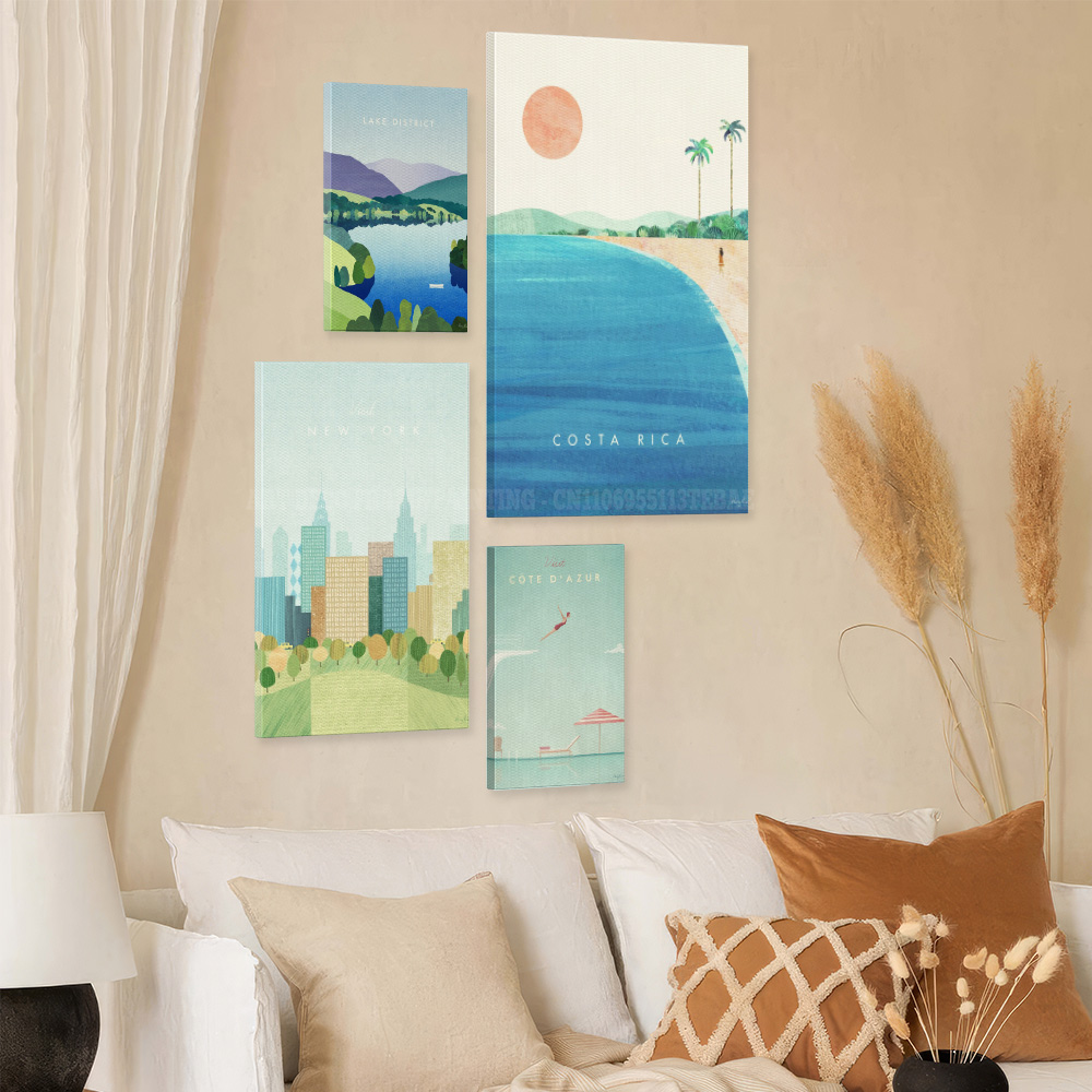 Vintage Plakat Podróżniczy na  – Home Decor New York recenzja i cena