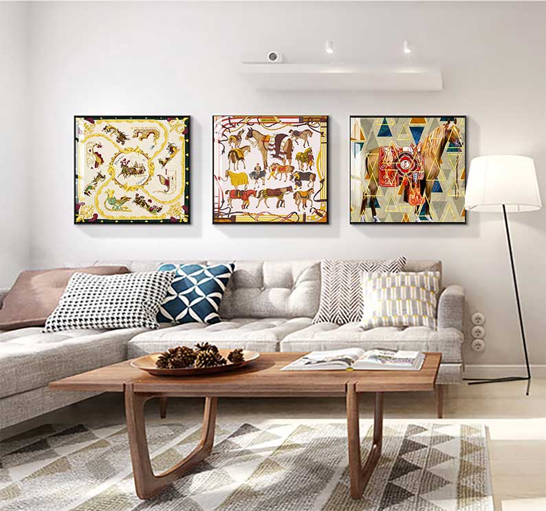 Nowoczesne Konie Obrazy Na Płó – Home Decor Hermes recenzja i cena