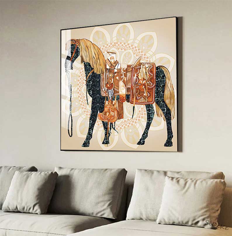 Nowoczesne Konie Obrazy Na Płó – Home Decor Hermes recenzja i cena