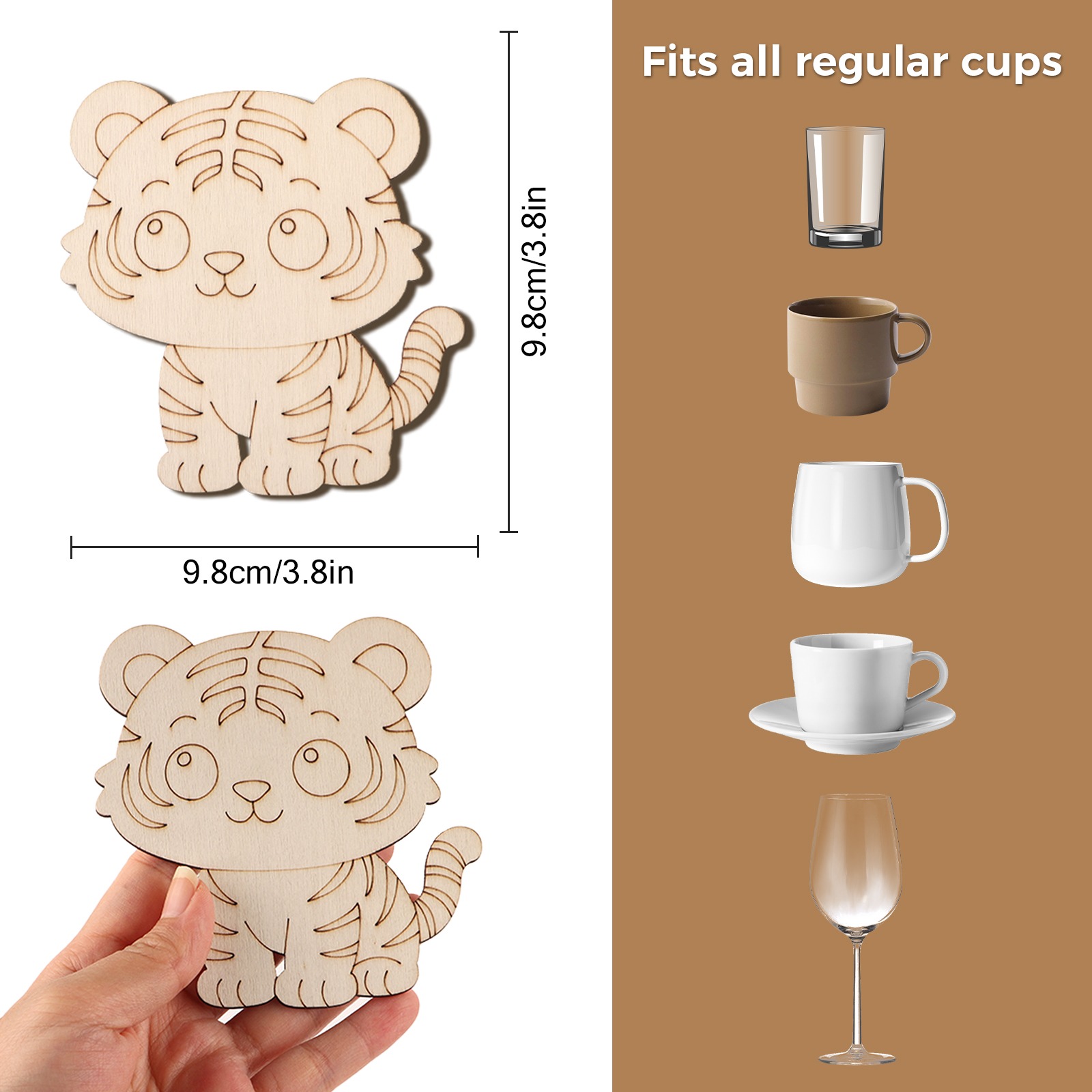 10 szt./zestaw Tygrys Zwierzę  – Home Decor Diy recenzja i cena
