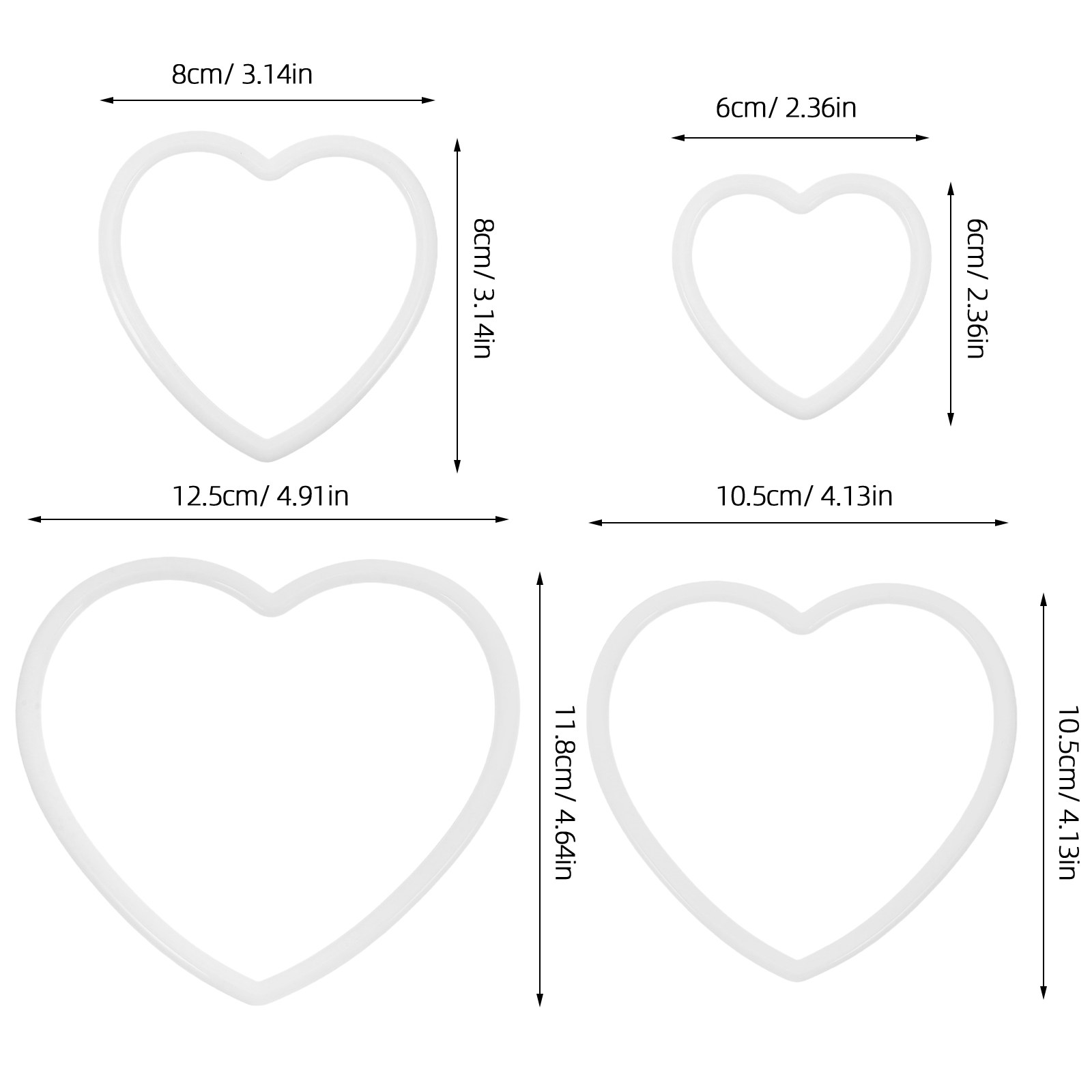 8 szt. Plastikowe kółka w kszt – Macrame Wall Hanging recenzja i cena