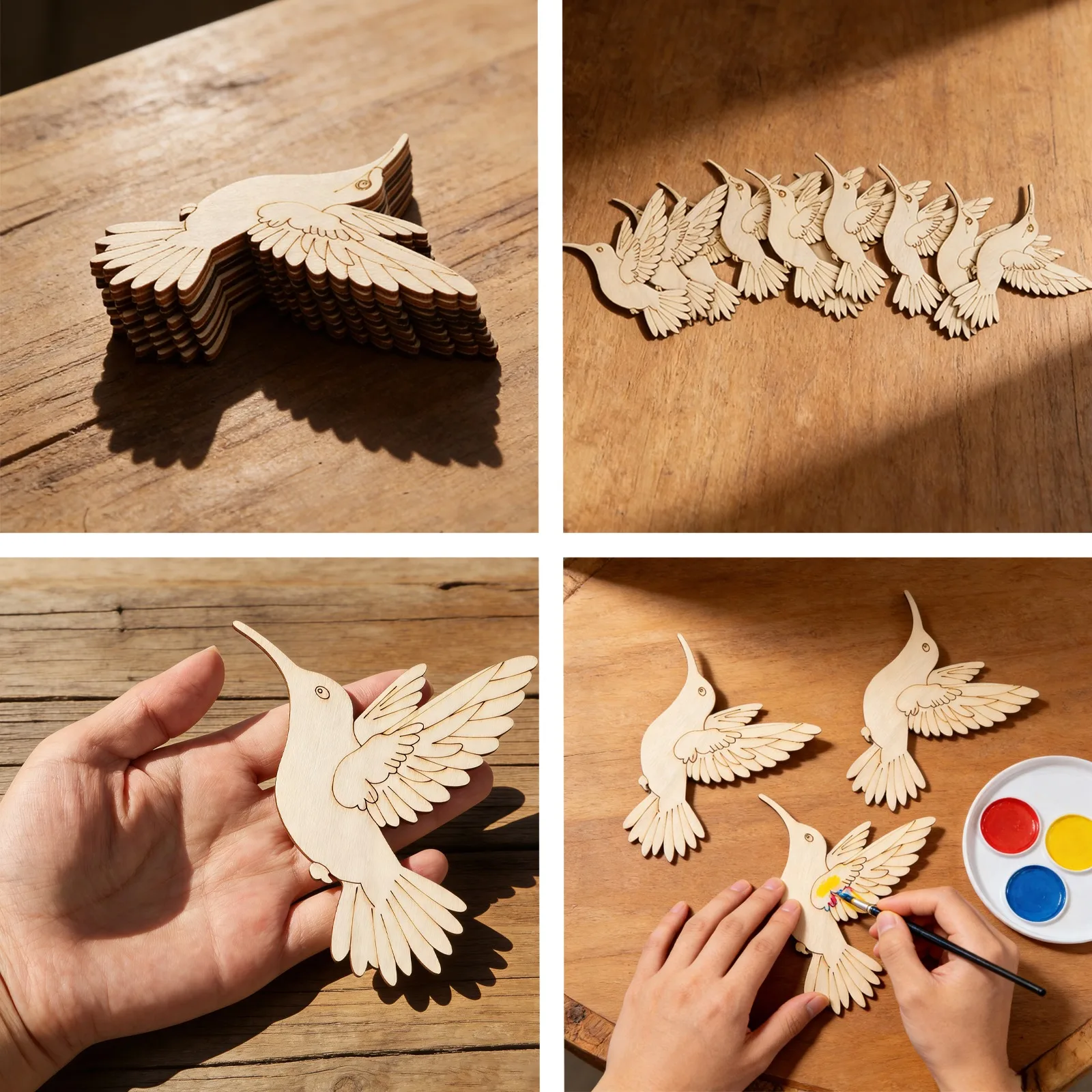 10 szt. Niedokończonych drewni – Home Decor Diy recenzja i cena