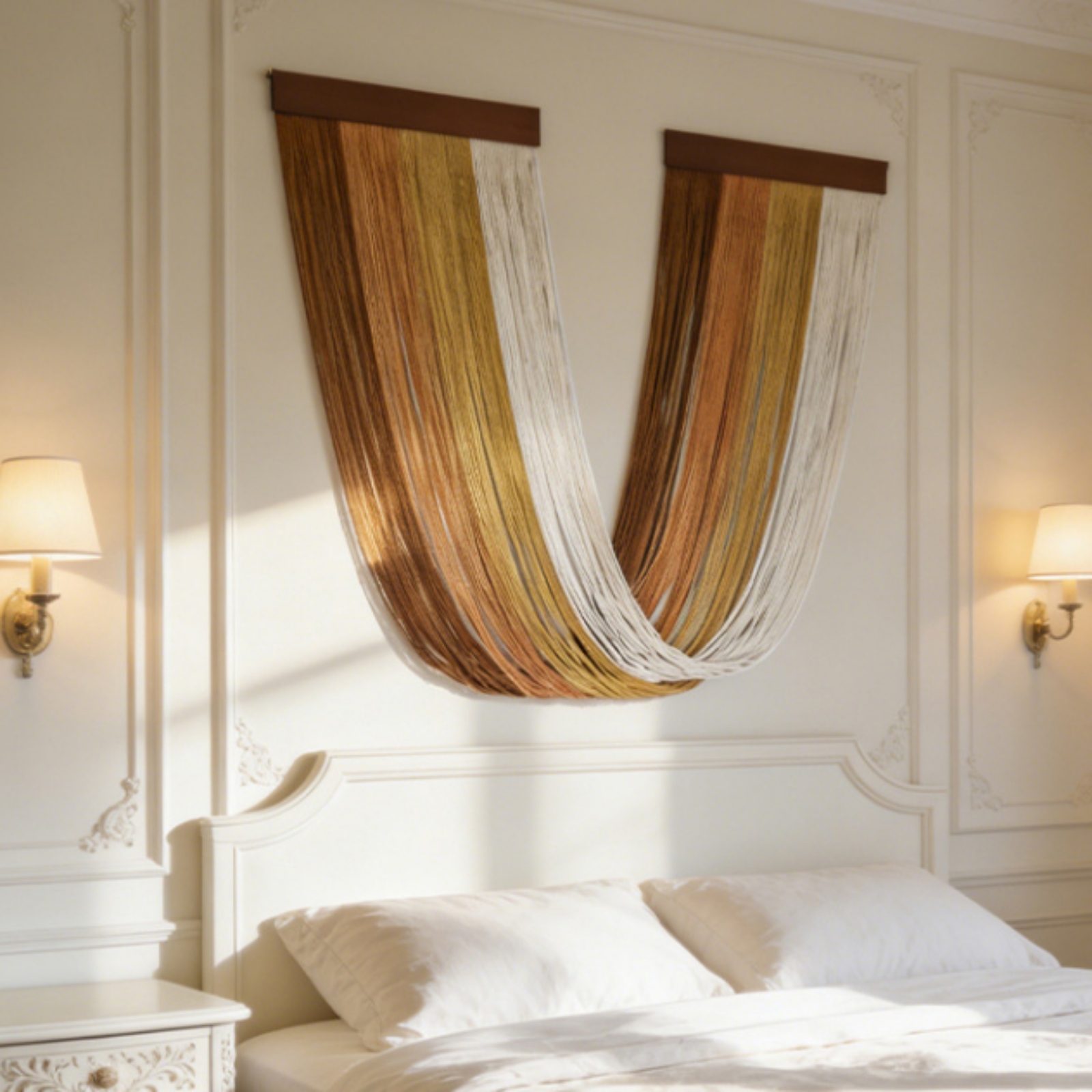 Gobelin z drewnianą listwą, rę – Macrame Wall Hanging recenzja i cena