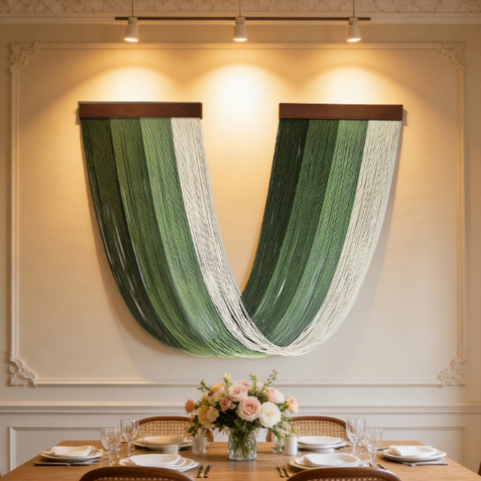 Gobelin z drewnianą listwą, rę – Macrame Wall Hanging recenzja i cena